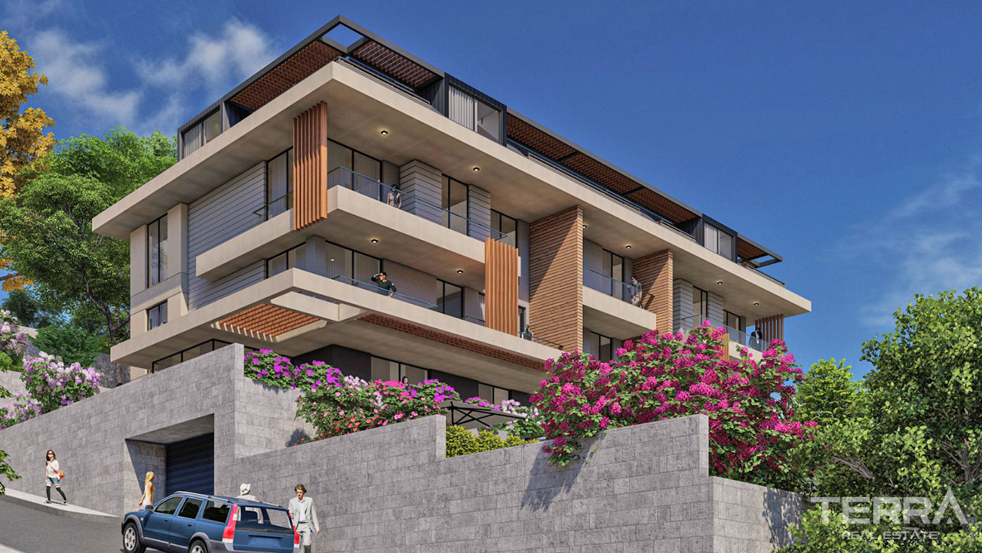 Contemporary Alanya Flats with Exquisite Panoramic City and Sea Views - 74170