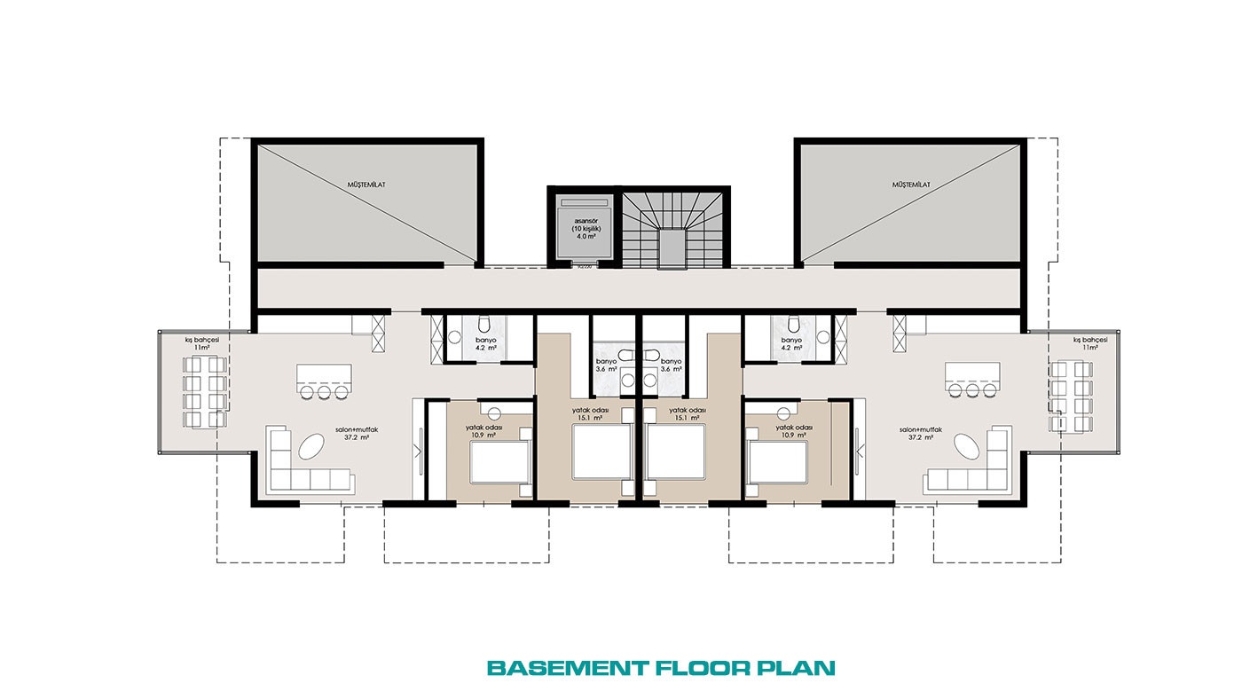Contemporary Alanya Flats with Exquisite Panoramic City and Sea Views - 74201