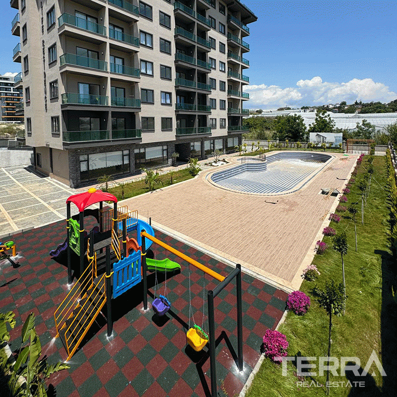 Sea View Alanya Flats 800 m from the Beach in Avsallar, Alanya, Turkey - 97615