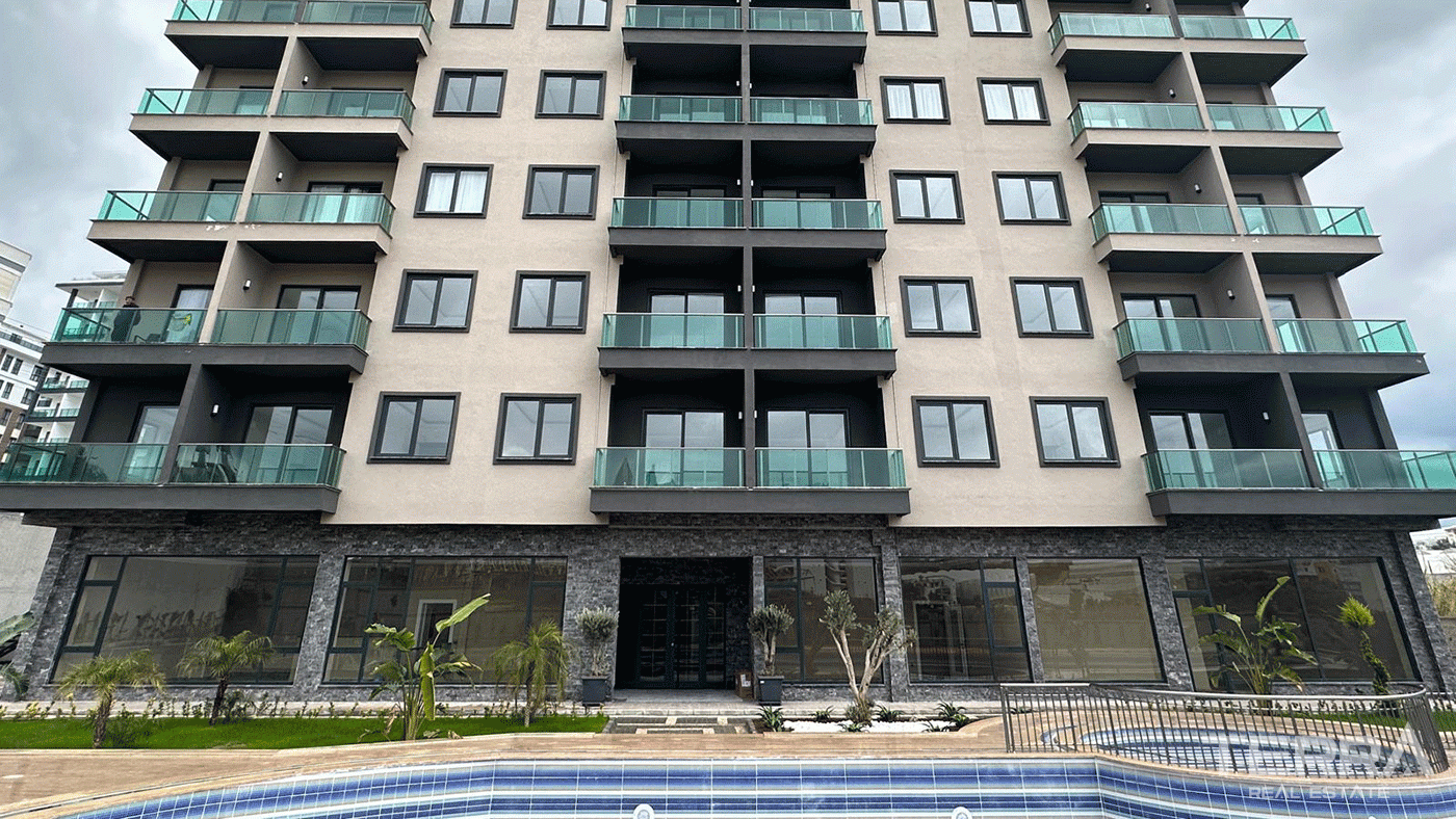 Sea View Alanya Flats 800 m from the Beach in Avsallar, Alanya, Turkey - 97617