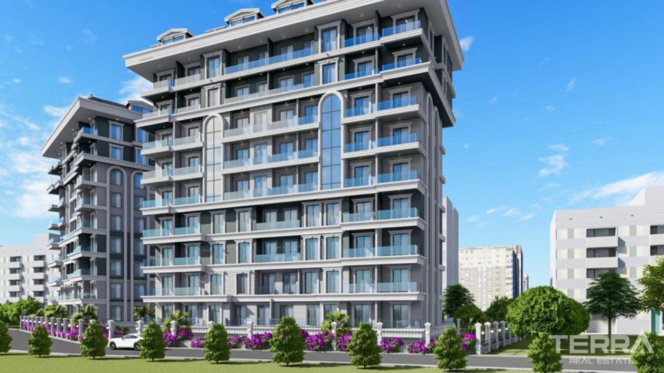 Centrally Located Alanya Apartments 600 Meters from the Beach