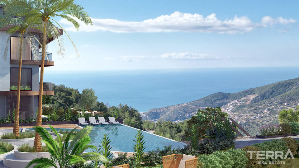 Amazing Alanya Complex with Superb Social Features and Sea View Flats