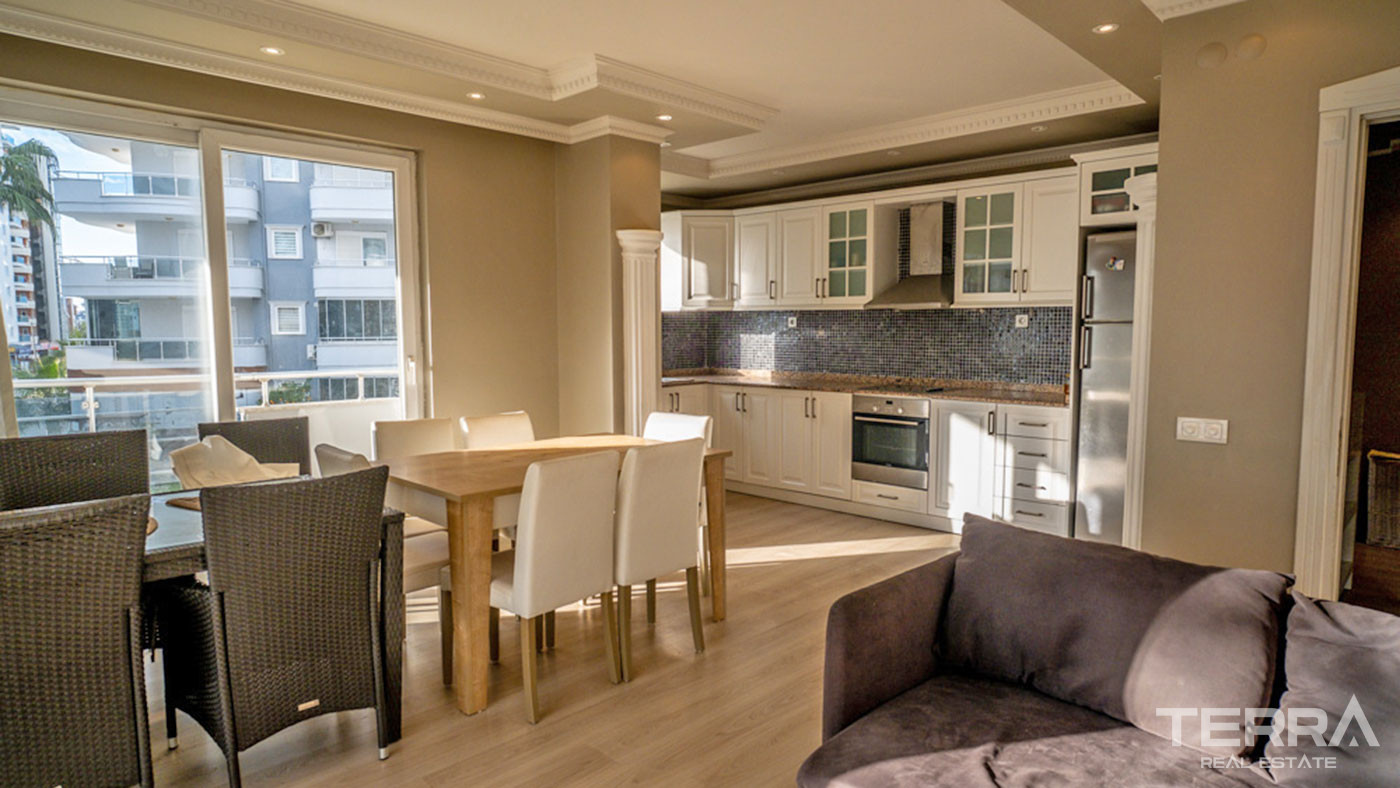 Elegant lejlighed i Mahmutlar Bay Residence nær stranden i Alanya - 74379