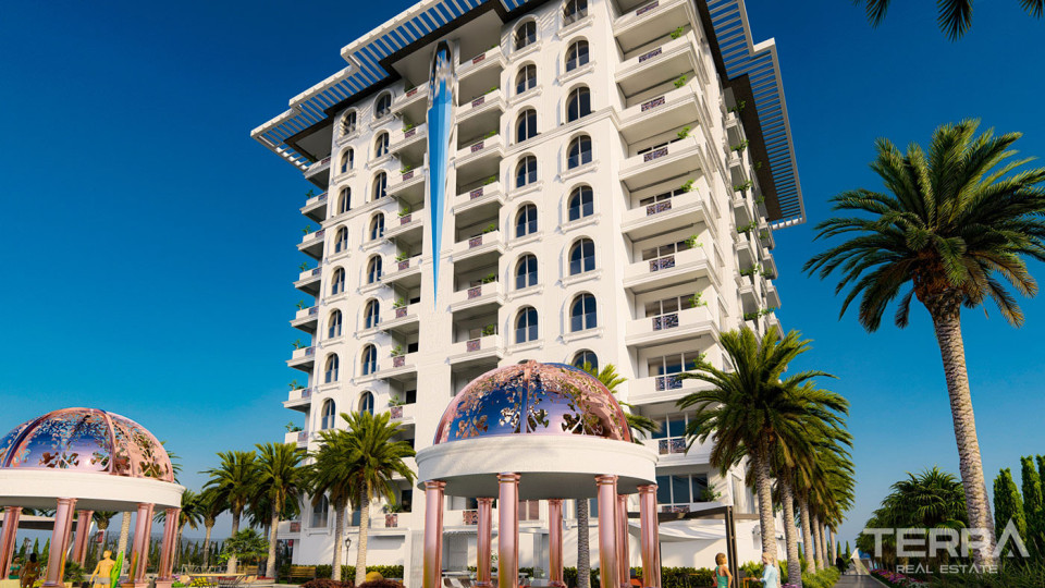 5 Star Hotel Concept Sea View Flats in Alanya at Affordable Prices