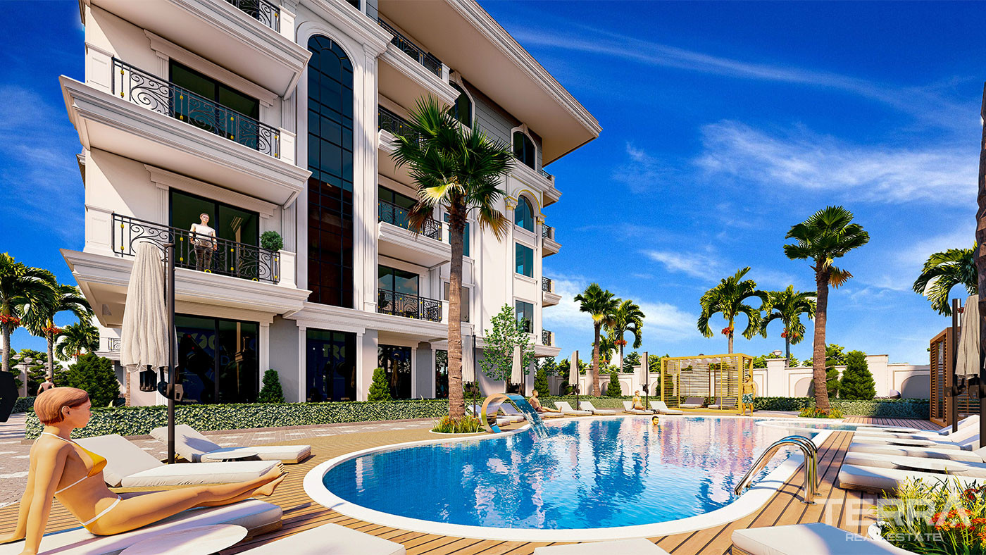 Appartements de Luxe à Vendre à Alanya Avec de Belles Zones de Loisirs - 74432
