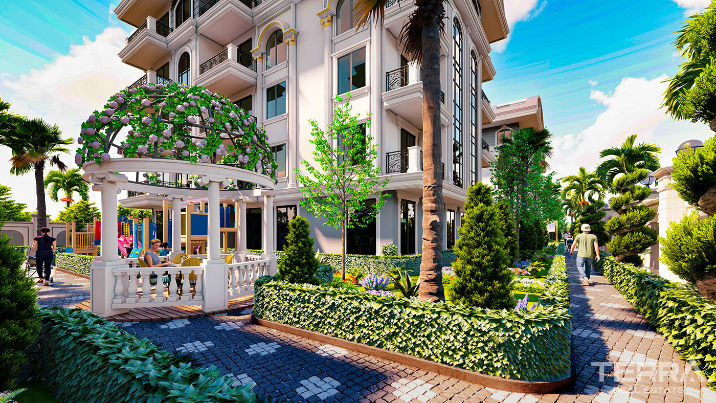 Appartements de Luxe à Vendre à Alanya Avec de Belles Zones de Loisirs - 74435