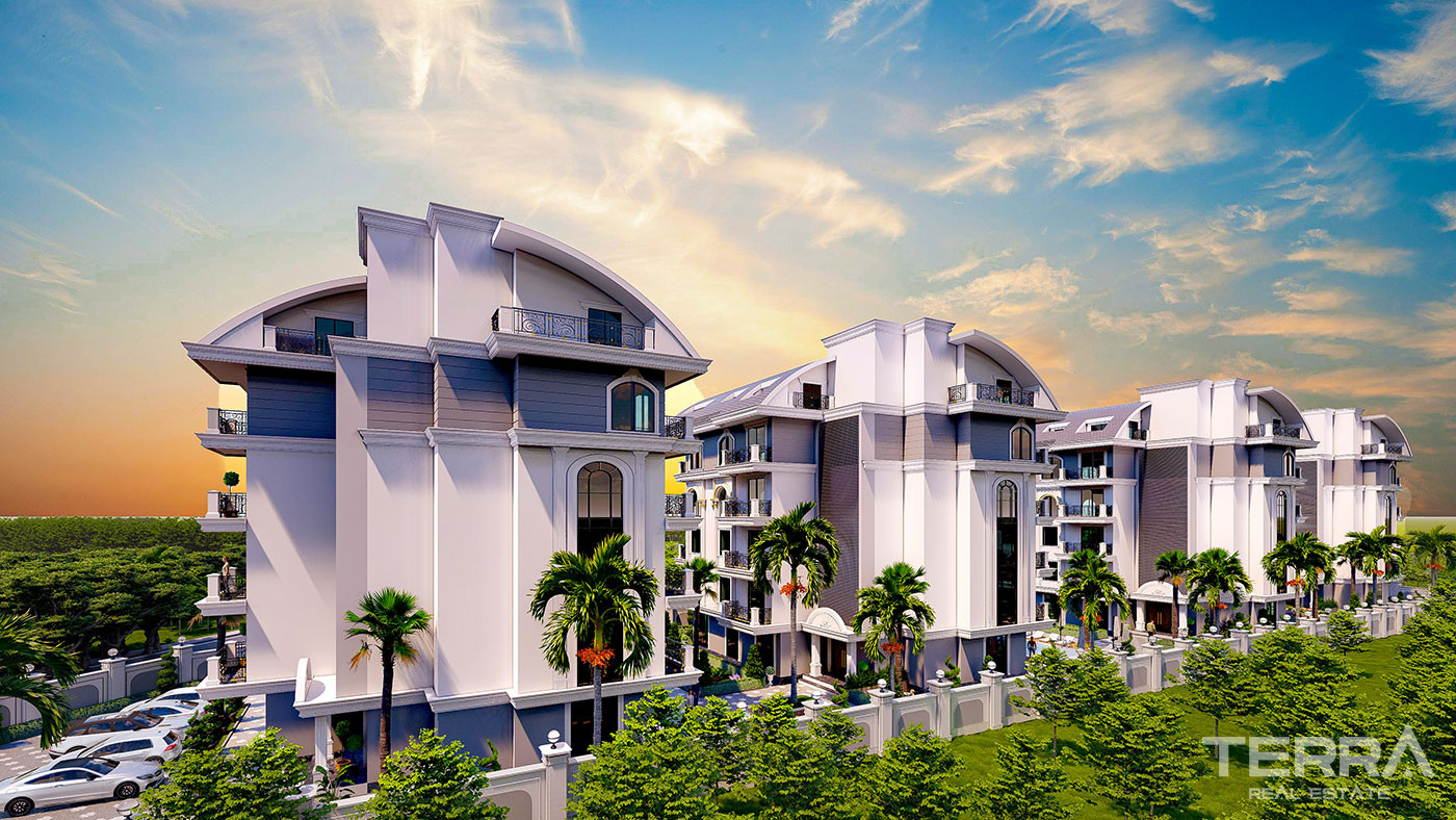 Appartements de Luxe à Vendre à Alanya Avec de Belles Zones de Loisirs - 74438