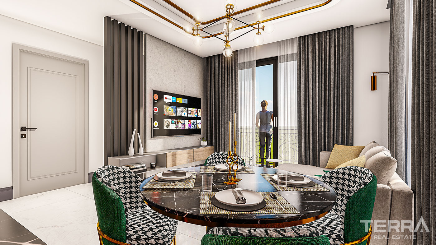 Appartements de Luxe à Vendre à Alanya Avec de Belles Zones de Loisirs - 74446