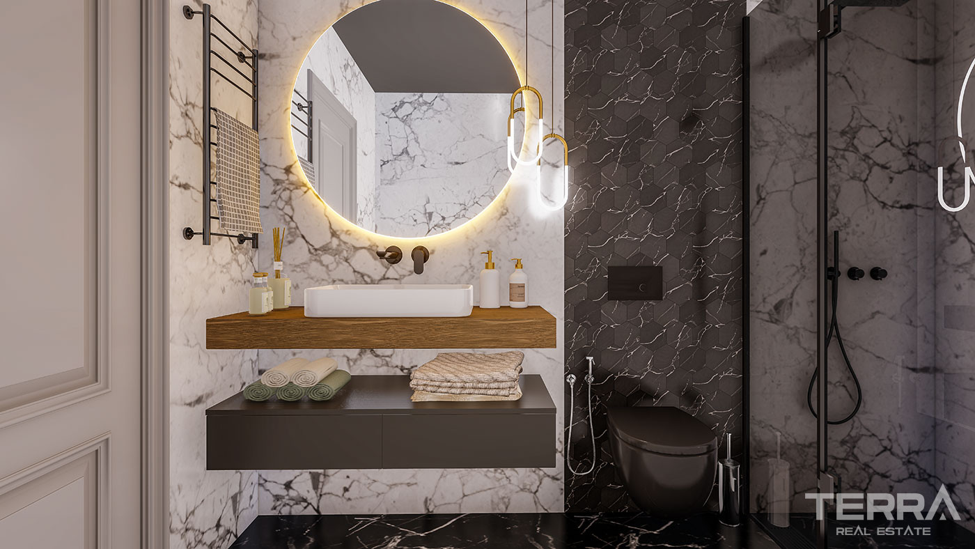 Appartements de Luxe à Vendre à Alanya Avec de Belles Zones de Loisirs - 74447