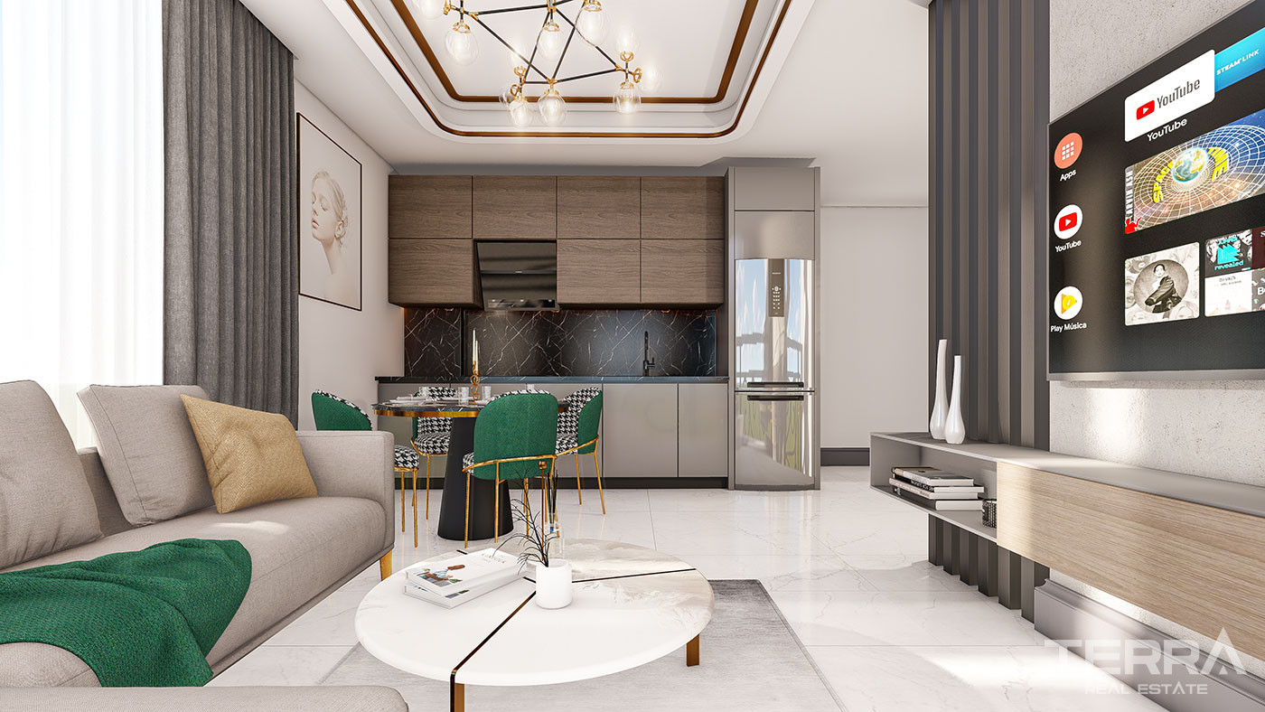 Appartements de Luxe à Vendre à Alanya Avec de Belles Zones de Loisirs - 74448