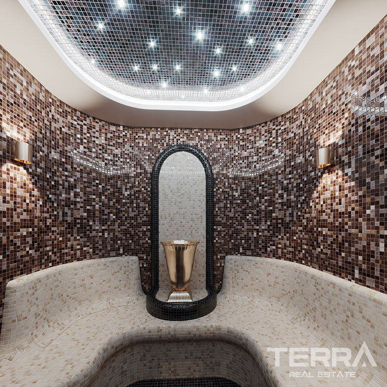 Modern On Site Amenities from Luxury Alanya Apartments Near the Beach - 74465