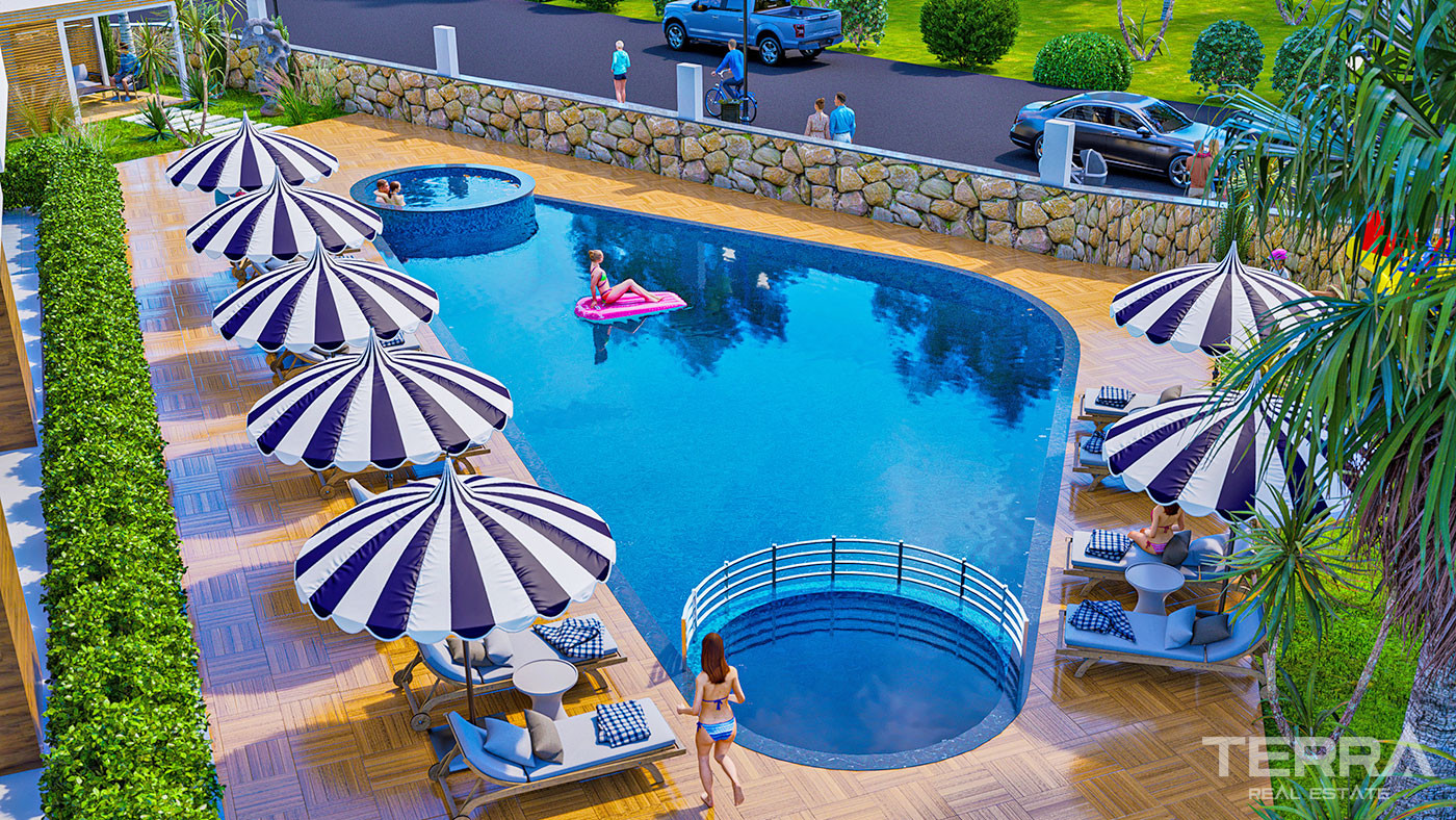 Modern On Site Amenities from Luxury Alanya Apartments Near the Beach - 74471