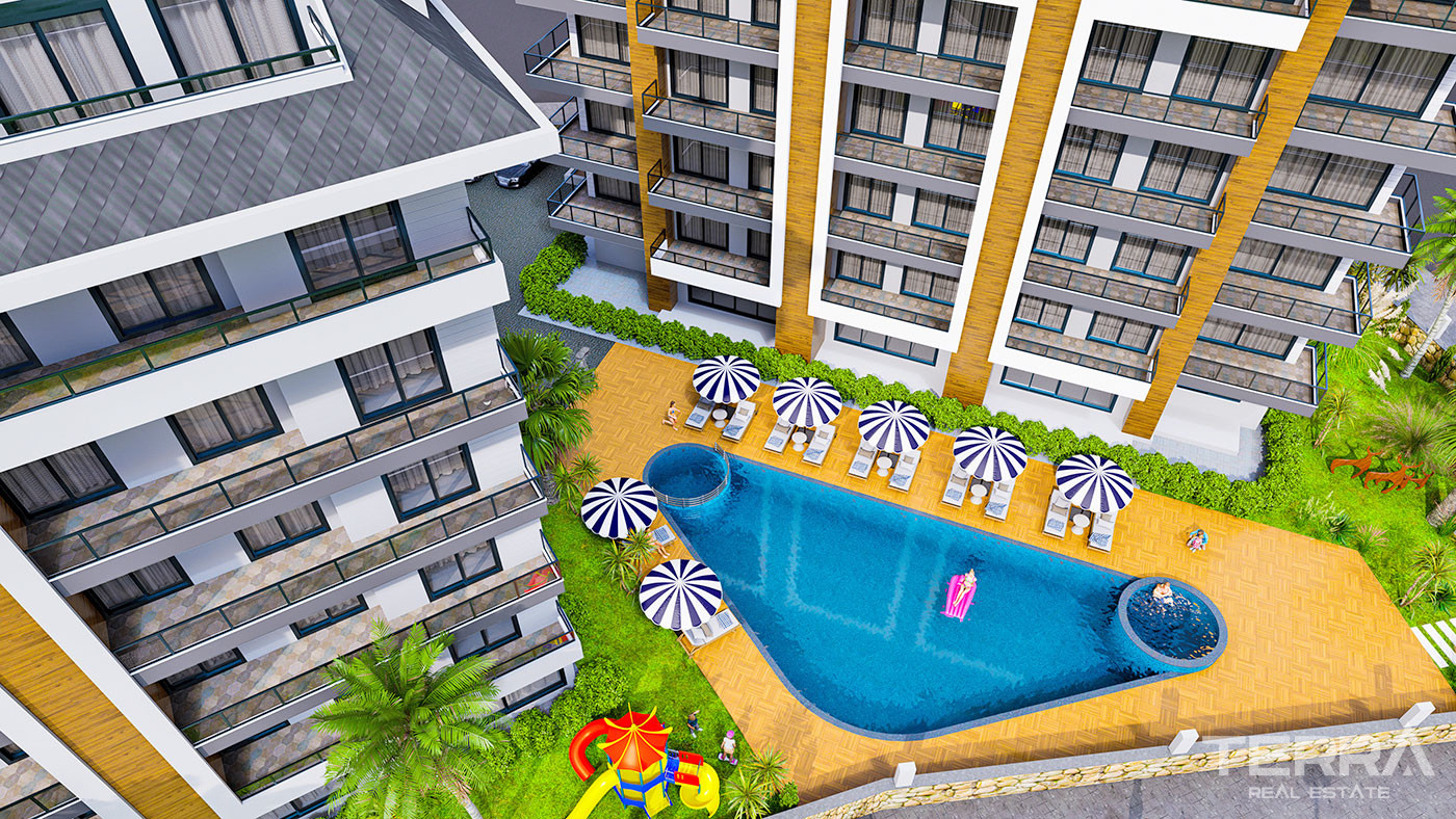 Modern On Site Amenities from Luxury Alanya Apartments Near the Beach - 74472