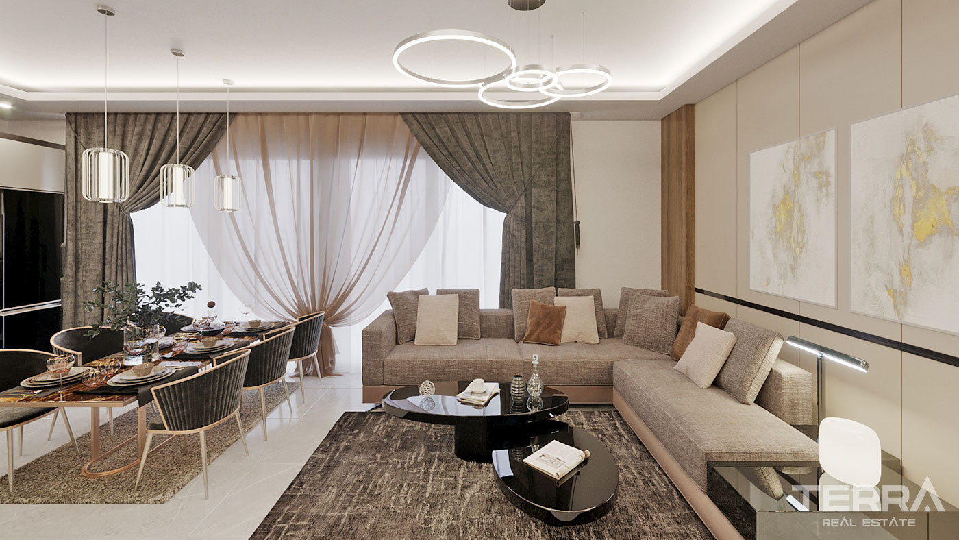 Modern On Site Amenities from Luxury Alanya Apartments Near the Beach - 74479