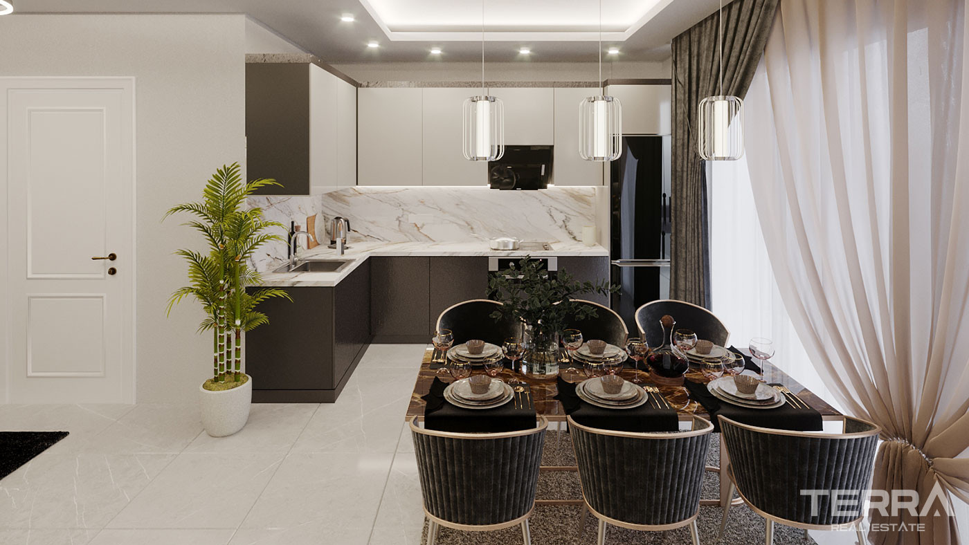 Modern On Site Amenities from Luxury Alanya Apartments Near the Beach - 74480