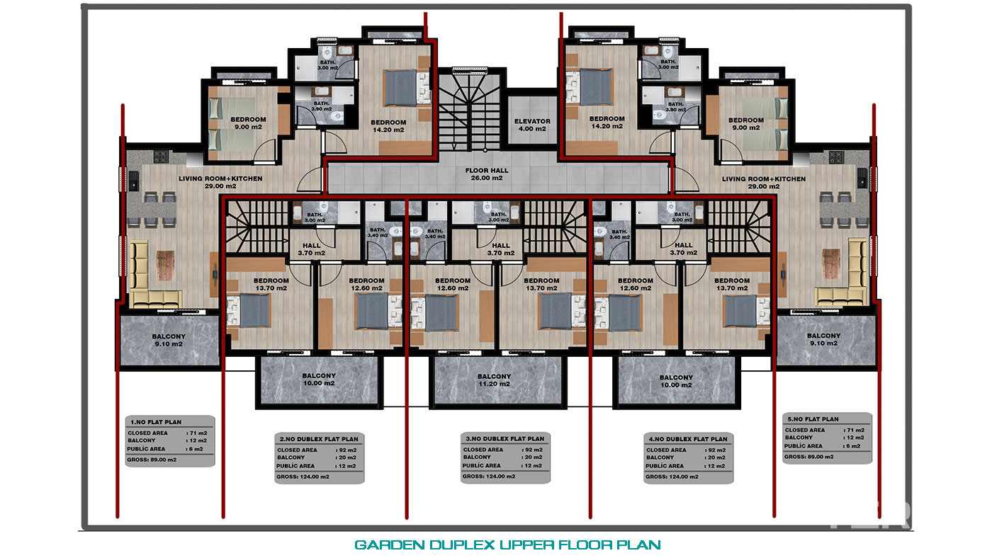 Modern On Site Amenities from Luxury Alanya Apartments Near the Beach - 74484