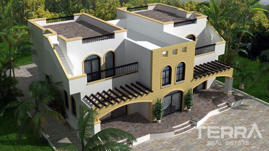 Unique Design Townhouses with Sea View in Kyrenia, Cyprus - 2503