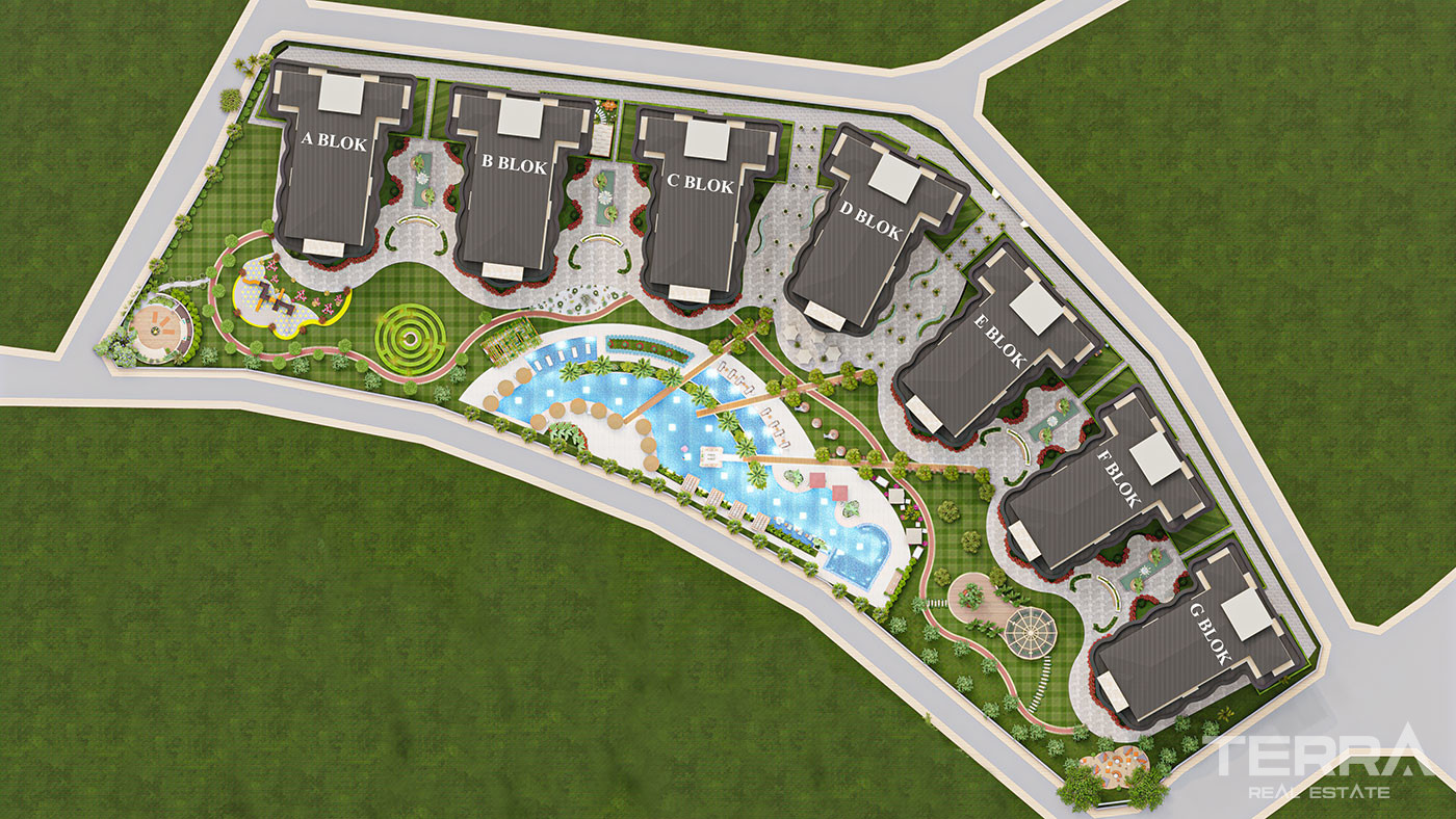 Luxury Apartments for Sale in Oba, Alanya, Turkey - 74572