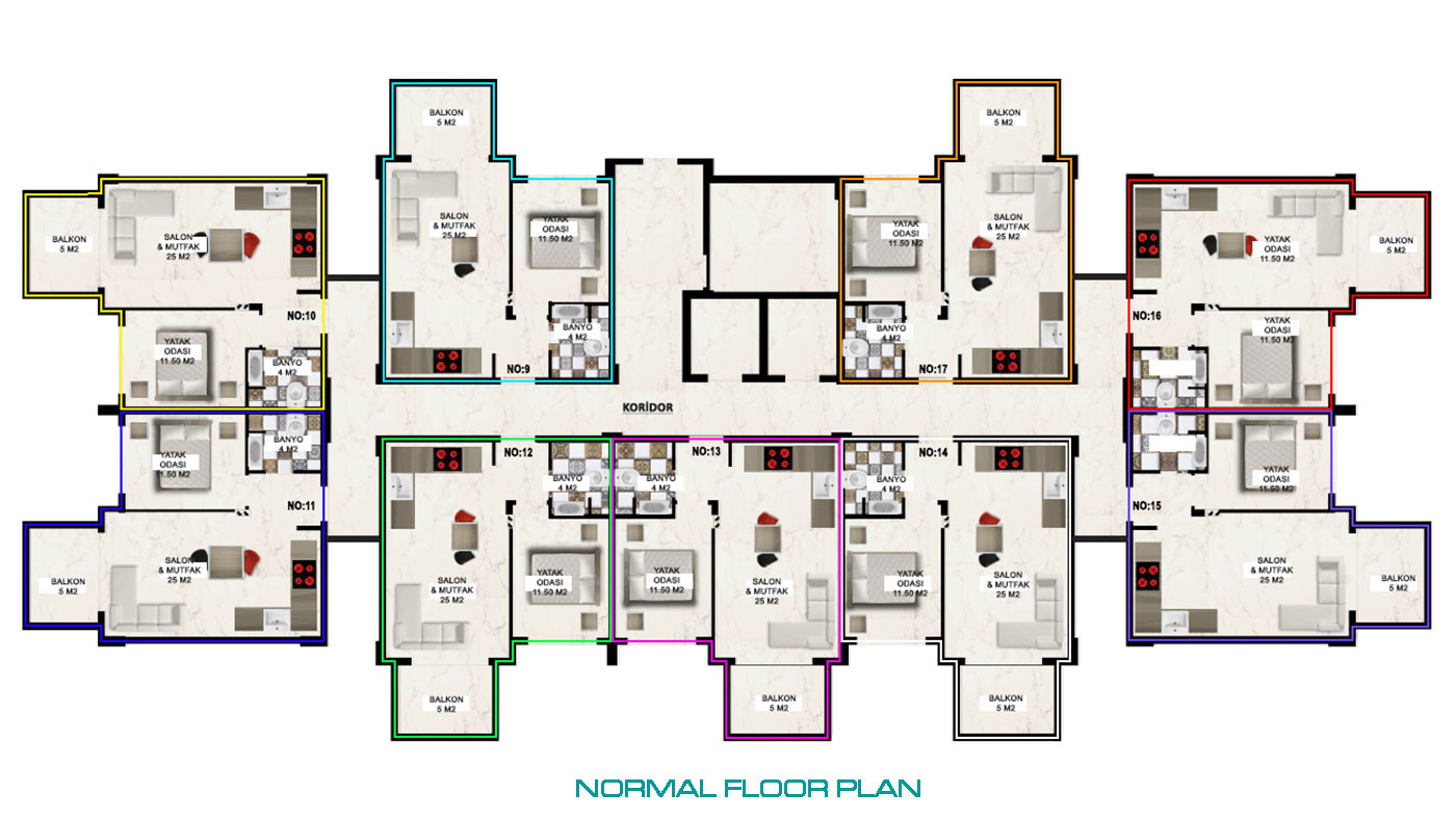 5-Star Hotel Amenities from Luxurious and Smart Gazipaşa Apartments - 74867