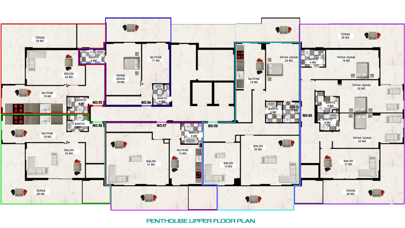 5-Star Hotel Amenities from Luxurious and Smart Gazipaşa Apartments - 74868