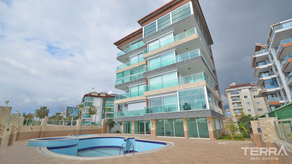 Stylish Seafront Apartment for Sale in Alanya, Kestel