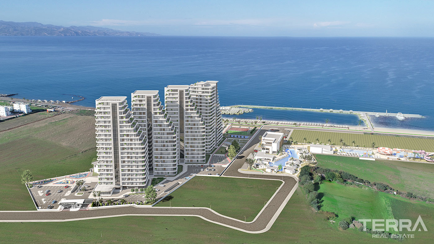Appartements Front de Mer au Design Ultra-Moderne à Lefke, Gaziveren - 74909
