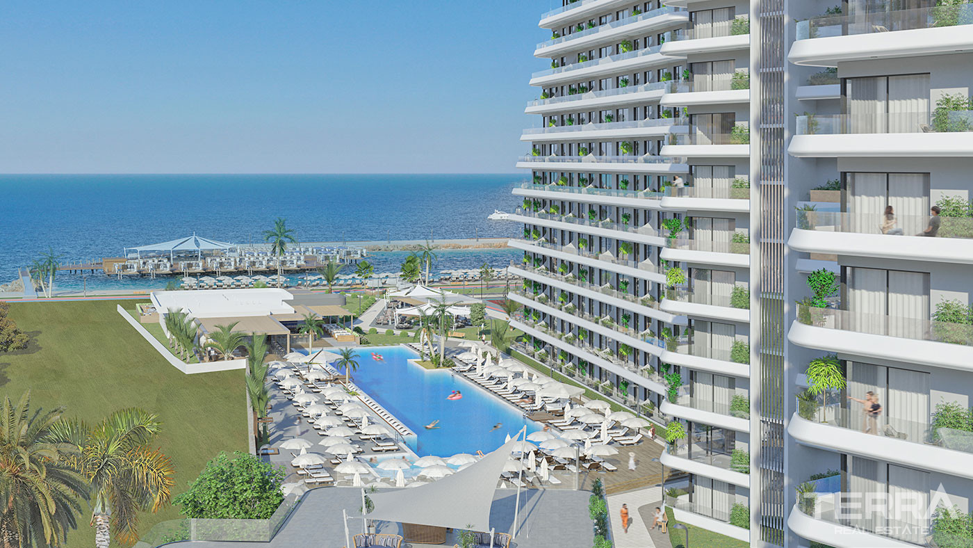 Appartements Front de Mer au Design Ultra-Moderne à Lefke, Gaziveren - 74911