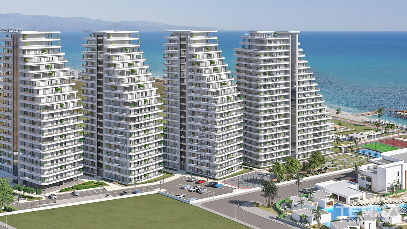 Appartements Front de Mer au Design Ultra-Moderne à Lefke, Gaziveren - 74915
