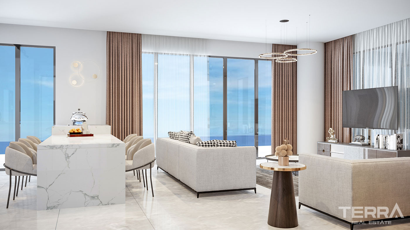 Appartements Front de Mer au Design Ultra-Moderne à Lefke, Gaziveren - 74923