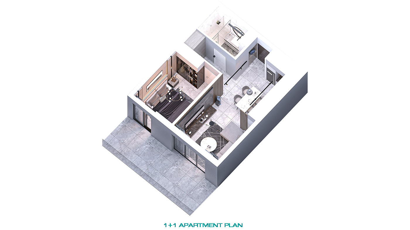 Appartements Front de Mer au Design Ultra-Moderne à Lefke, Gaziveren - 74928