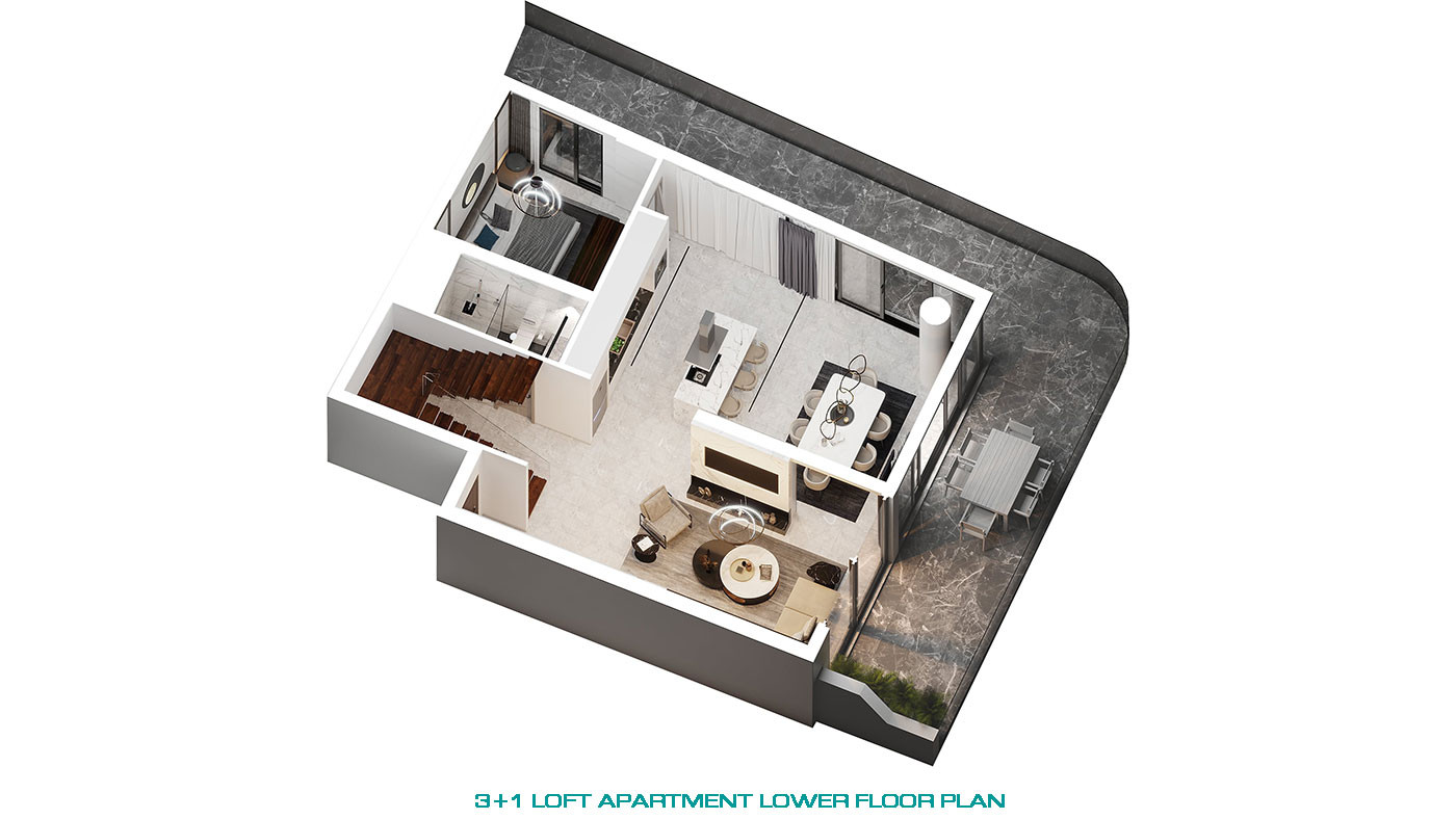 Appartements Front de Mer au Design Ultra-Moderne à Lefke, Gaziveren - 74927