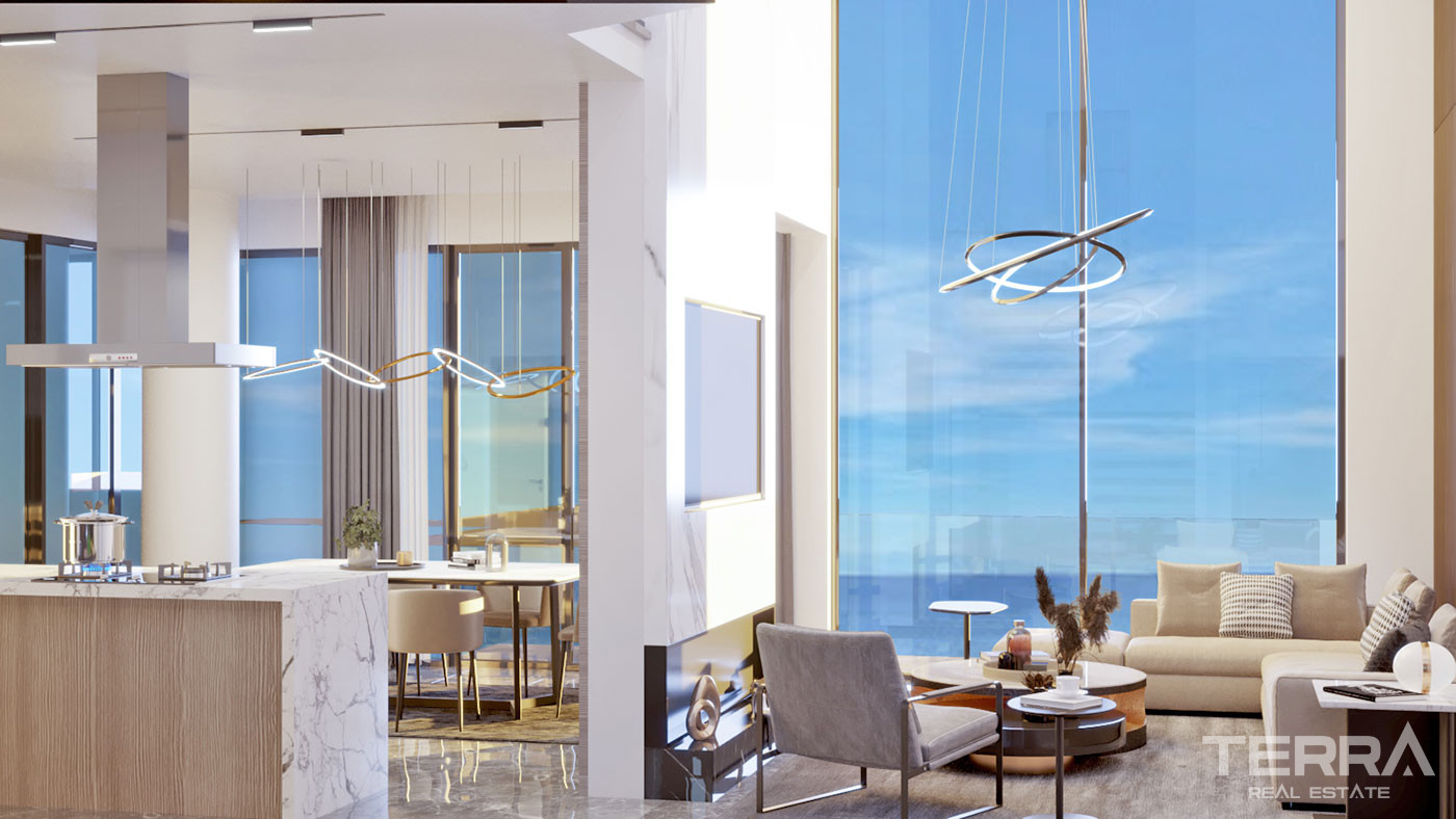 Appartements Front de Mer au Design Ultra-Moderne à Lefke, Gaziveren - 74935