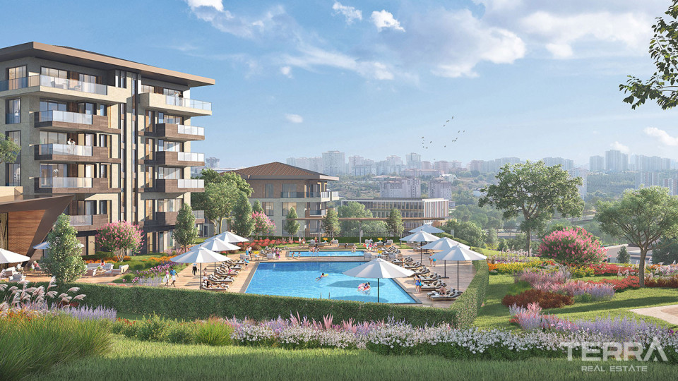 Central Istanbul Apartments Next to the Metro Station in Küçükçekmece