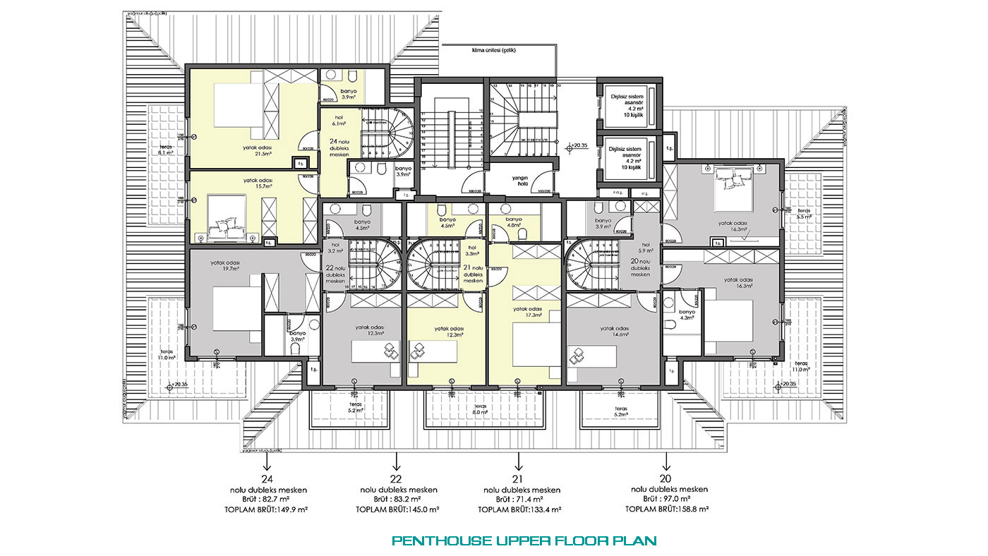 Boutique Complex of Sea View Apartments 100 M from The Beach in Alanya - 75244