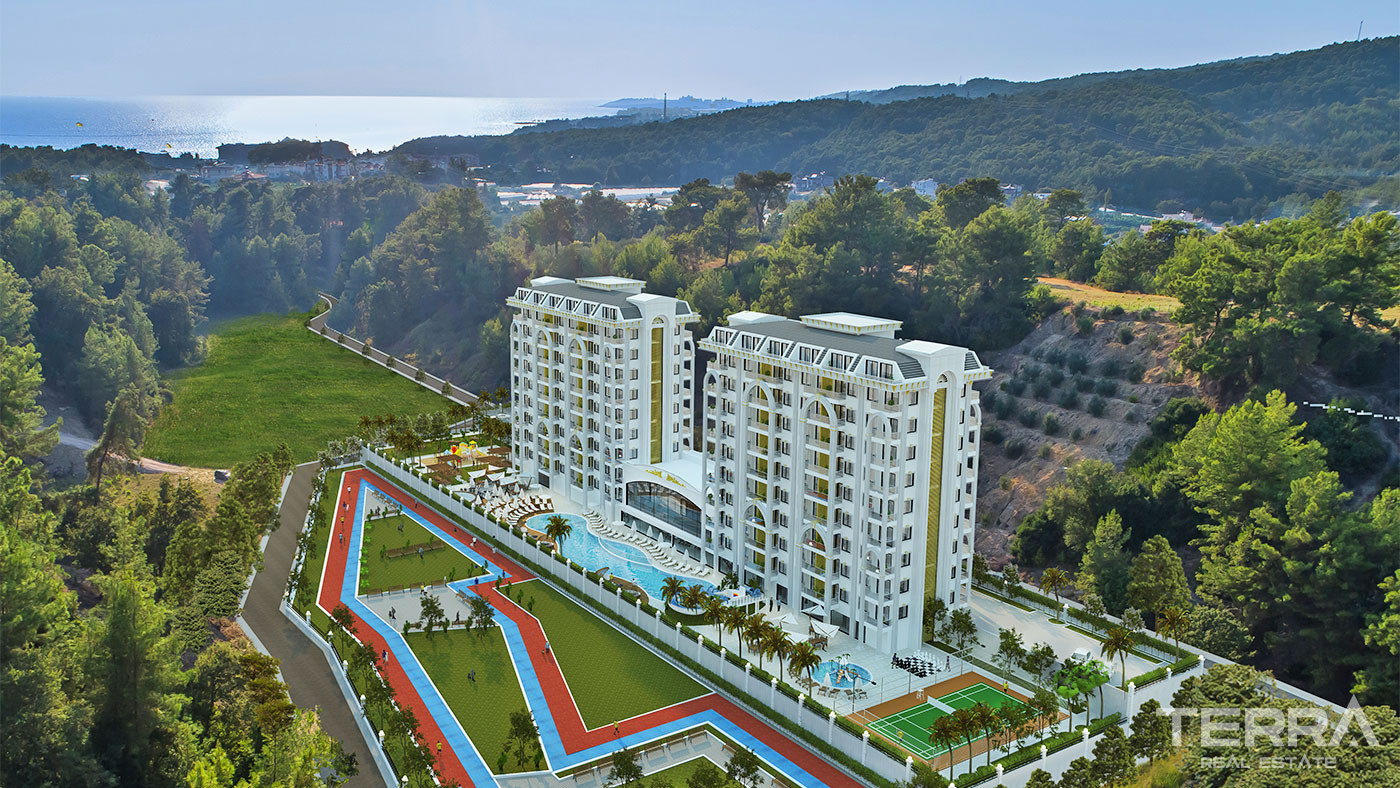 Furnished Flat Surrounded by Pine Forest Offer Luxury Living in Alanya - 75338