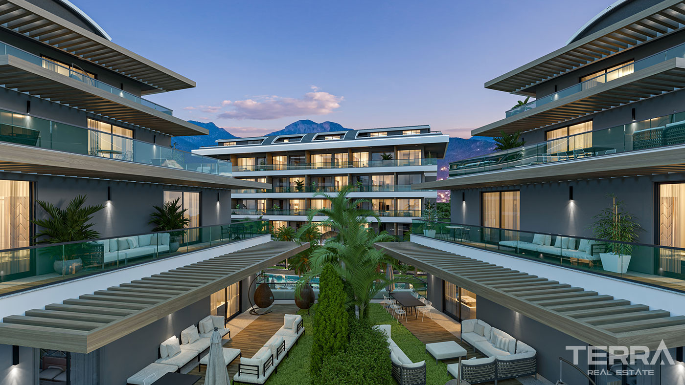 Luxury Apartments for Sale in Oba, Alanya, Turkey - 75370