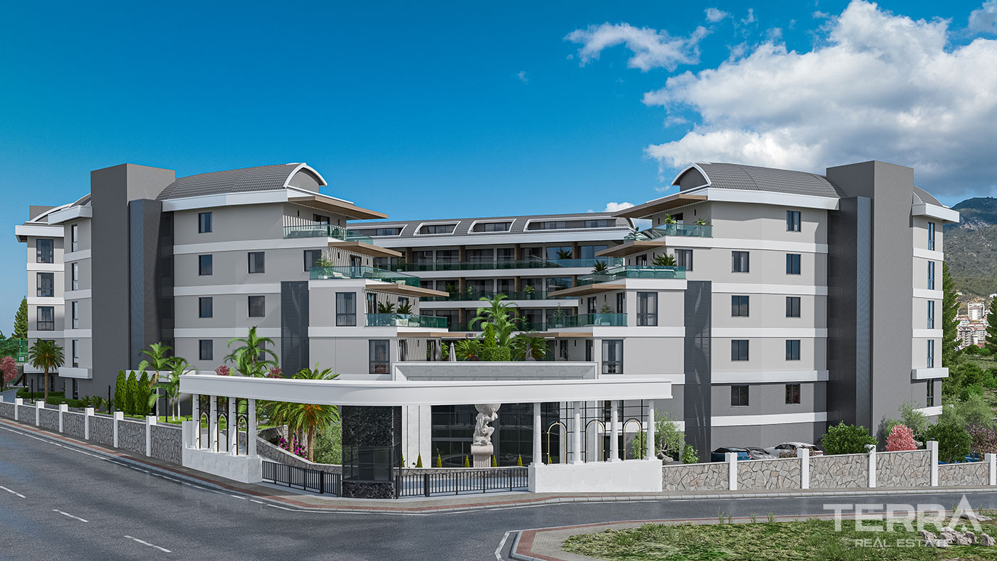 Luxury Apartments for Sale in Oba, Alanya, Turkey - 75371