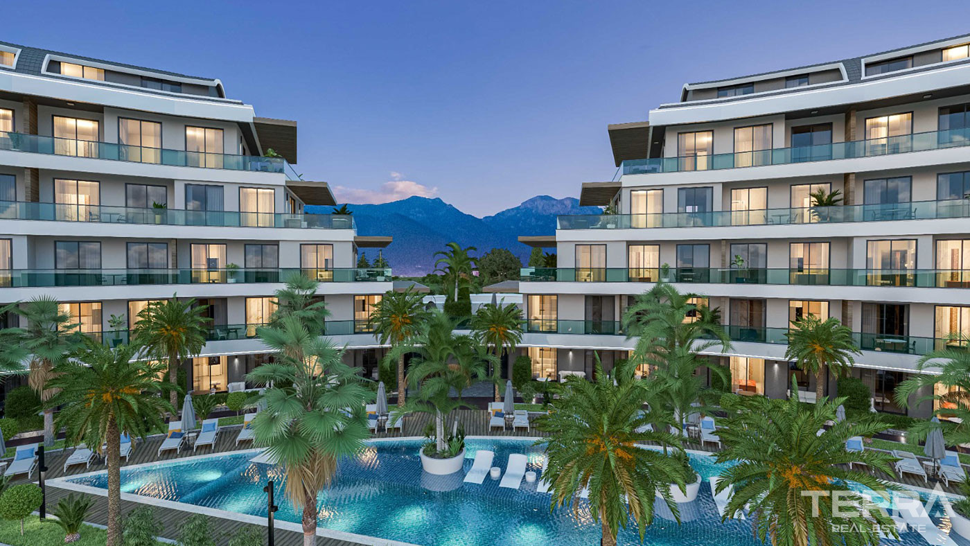 Luxury Apartments for Sale in Oba, Alanya, Turkey - 75374