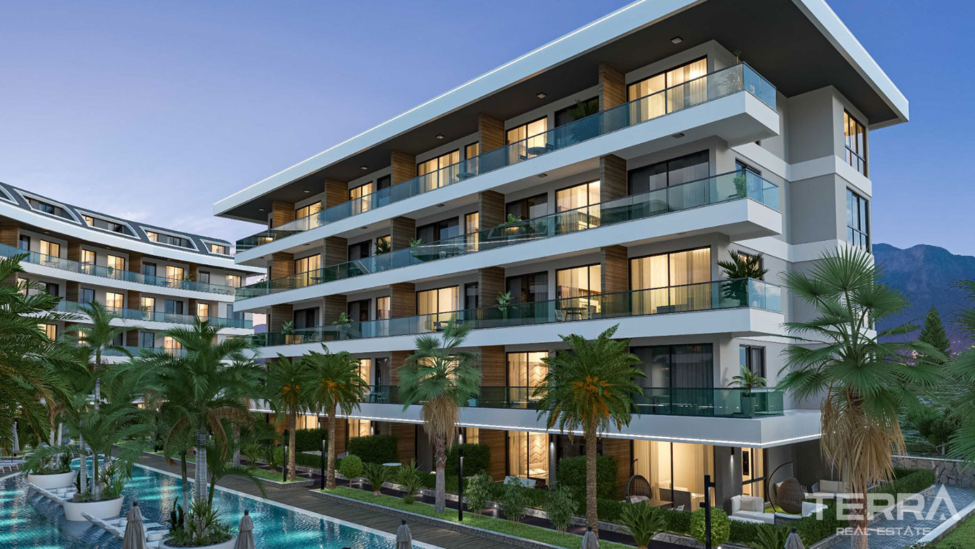 Luxury Apartments for Sale in Oba, Alanya, Turkey - 75375