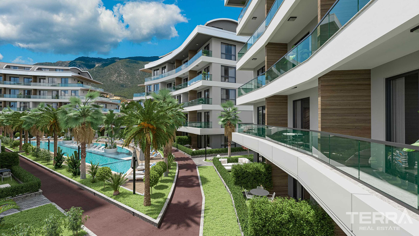Luxury Apartments for Sale in Oba, Alanya, Turkey - 75378