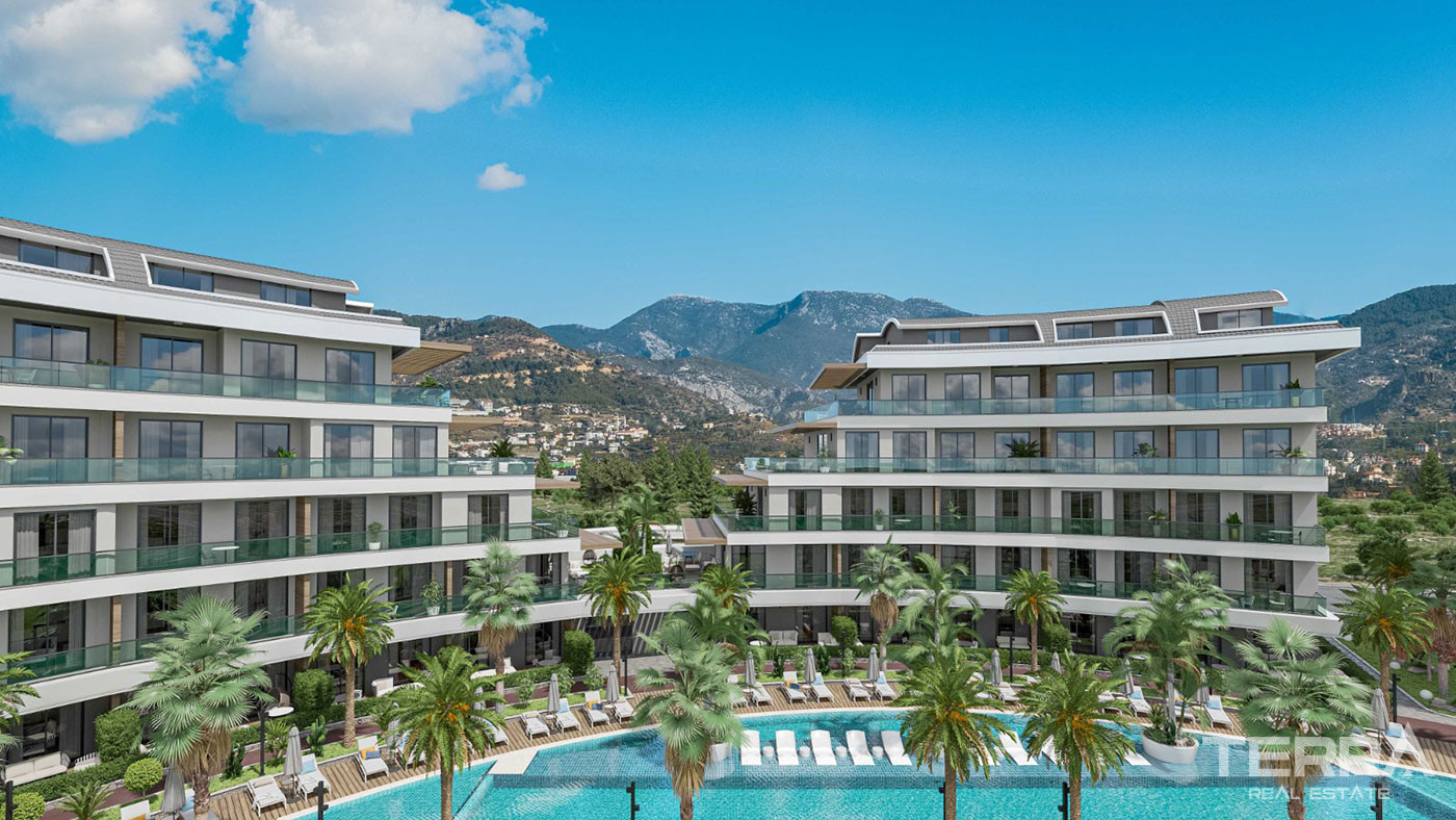 Luxury Apartments for Sale in Oba, Alanya, Turkey - 75380
