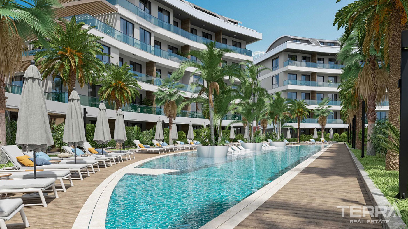 Luxury Apartments for Sale in Oba, Alanya, Turkey - 75384