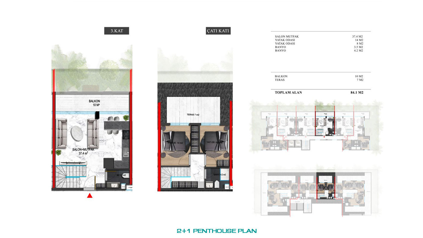 Luxury Apartments for Sale in Oba, Alanya, Turkey - 75392