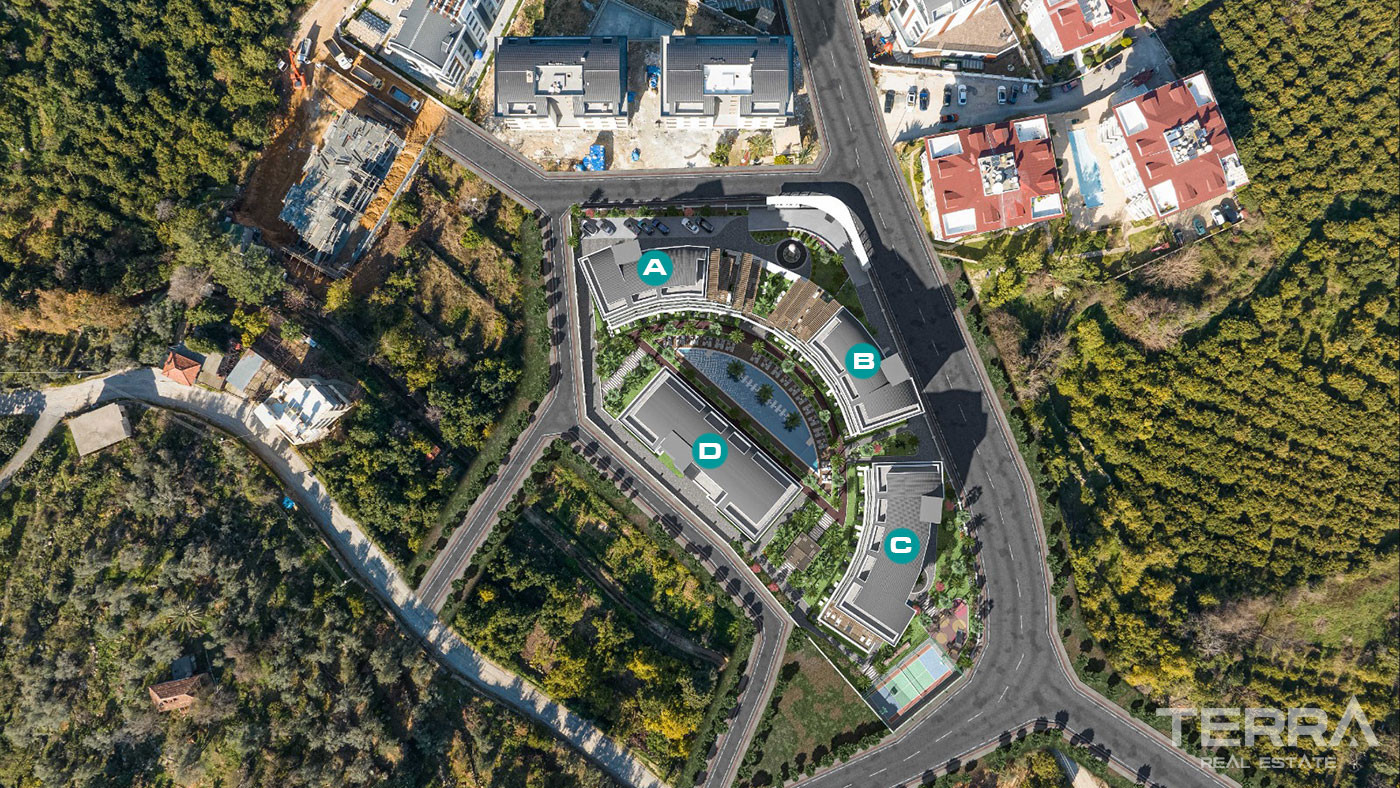 Luxury Apartments for Sale in Oba, Alanya, Turkey - 75977