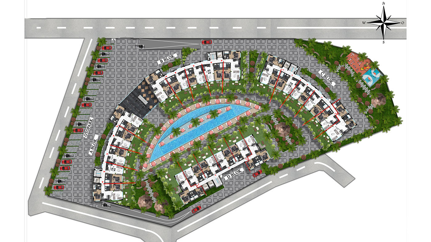 Luxury Apartments for Sale in Oba, Alanya, Turkey - 75978