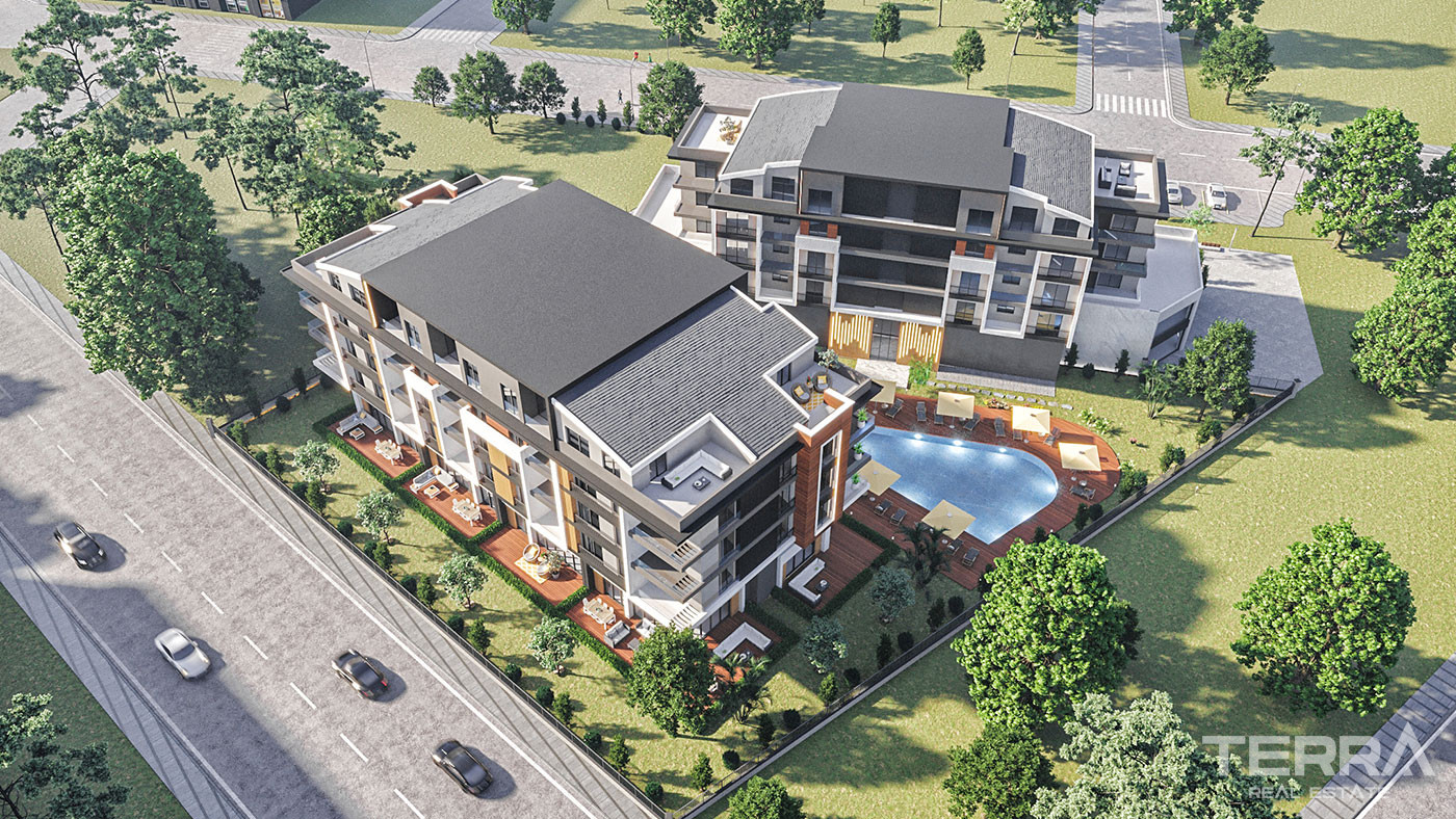 Sophisticated Luxury Flats with Modern Interior Features in Antalya - 75401