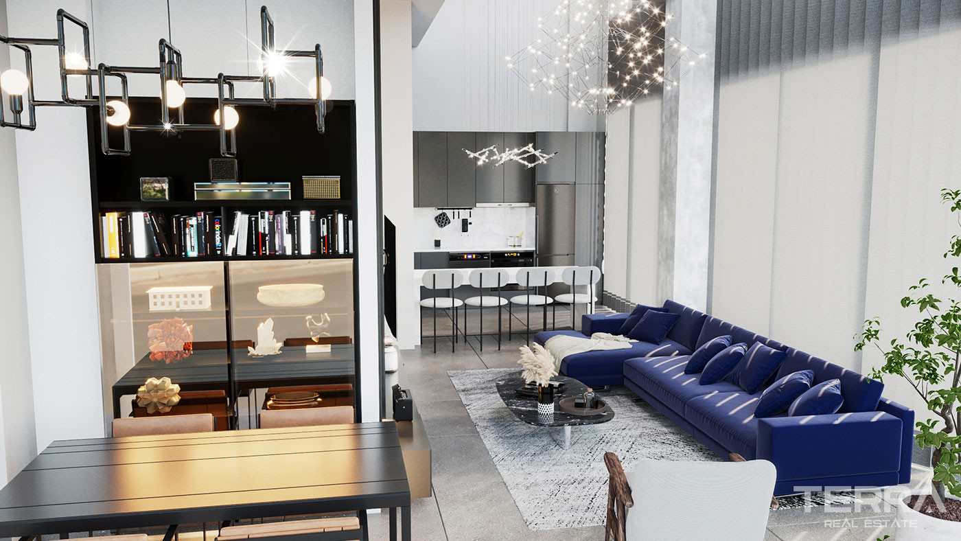 Sophisticated Luxury Flats with Modern Interior Features in Antalya - 75413