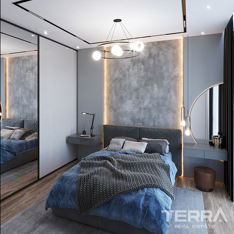 Sophisticated Luxury Flats with Modern Interior Features in Antalya - 75414
