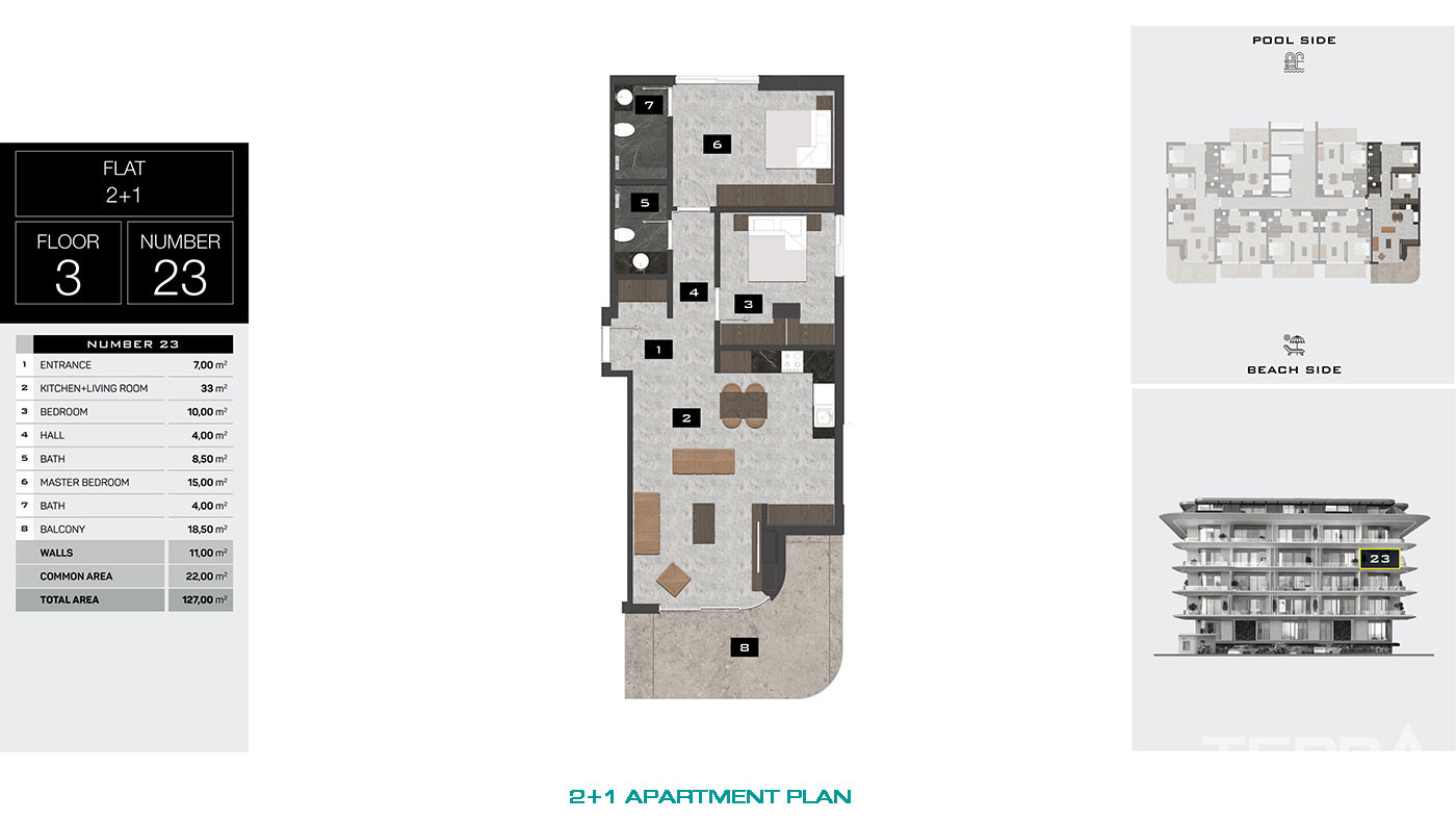 Seafront Apartments for Sale in Alanya, Kestel, Turkey - 75440