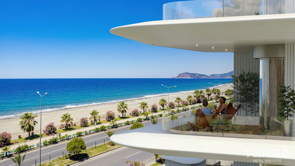 Seafront Apartments for Sale in Alanya, Kestel, Turkey
